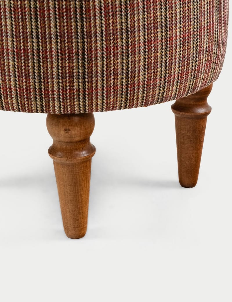 Rubby sittepuff 38 cm rund - Flerfarget - Møbler - Stoler & lenestoler - Krakk - Fotskammel