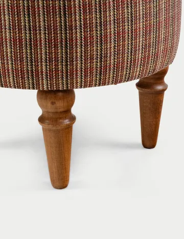 Rubby sittepuff 38 cm rund - Flerfarget - Møbler - Stoler & lenestoler - Krakk - Fotskammel