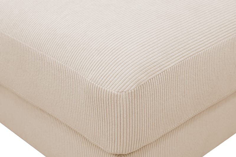 Scandi fotskammel i Kordfløyel - Beige - Møbler - Stoler & lenestoler - Krakk - Fotskammel