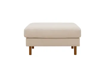 Scandi fotskammel i Kordfløyel - Beige - Møbler - Stoler & lenestoler - Krakk - Fotskammel