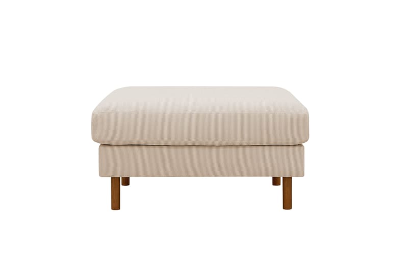 Scandi fotskammel i Kordfløyel - Beige - Møbler - Stoler & lenestoler - Krakk - Fotskammel