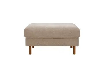 Scandi fotskammel i stoff - Beige - Møbler - Stoler & lenestoler - Krakk - Fotskammel