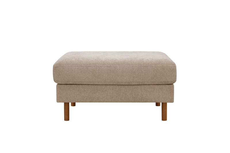 Scandi fotskammel i stoff - Beige - Møbler - Stoler & lenestoler - Krakk - Fotskammel