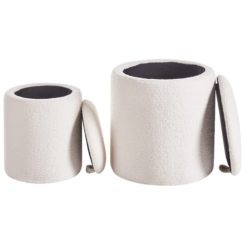 Sekk Berea 2-pakning - Hvit - Møbler - Stoler & lenestoler - Krakk - Puff