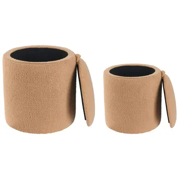 Sekk Berea 2-pakning - Brun - Møbler - Stoler & lenestoler - Krakk - Puff