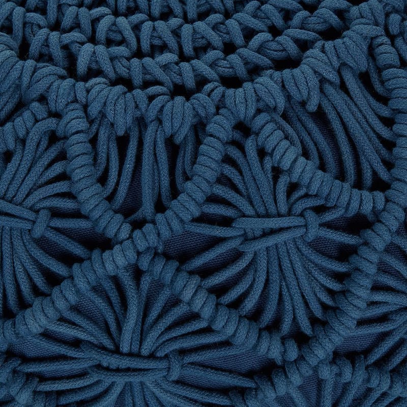 Sekk Berkane - Blå/50x50x30 - Møbler - Stoler & lenestoler - Krakk - Puff