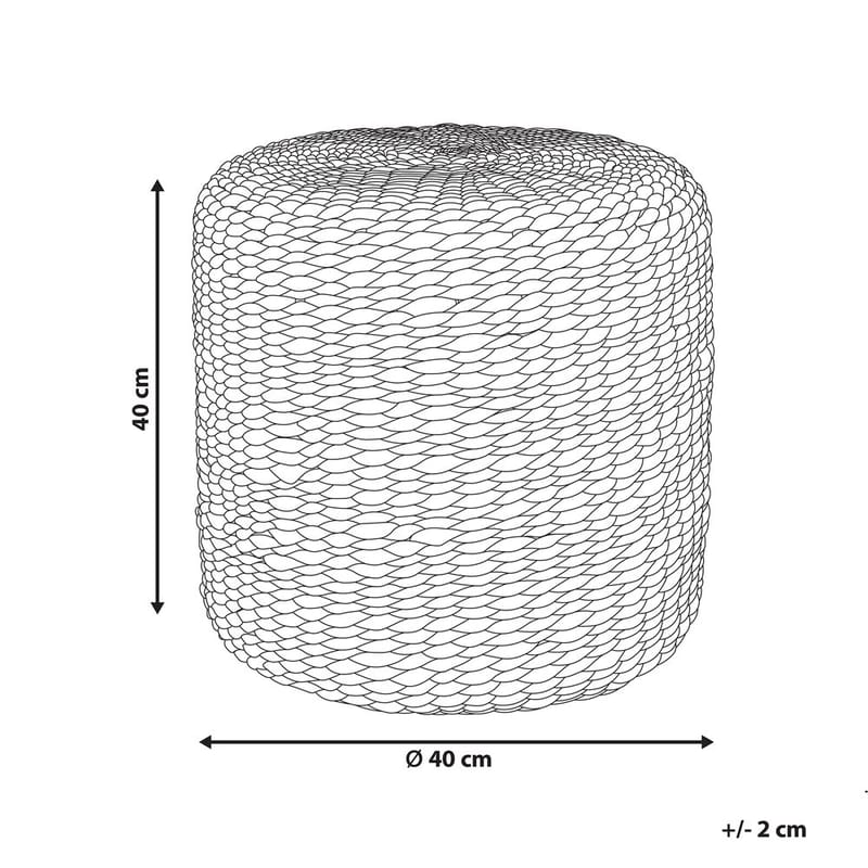 Sekk Bichir - Naturlig - Møbler - Stoler & lenestoler - Krakk - Puff
