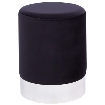 Sekk Brigitte - Svart, Sølv - Møbler - Stoler & lenestoler - Krakk - Puff