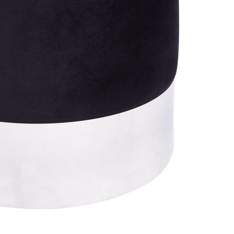 Sekk Brigitte - Svart, Sølv - Møbler - Stoler & lenestoler - Krakk - Puff