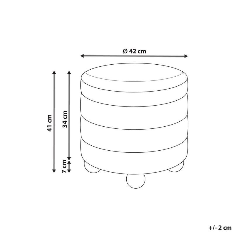 Sekk Chilly - Hvit, lyst tre - Møbler - Stoler & lenestoler - Krakk - Puff