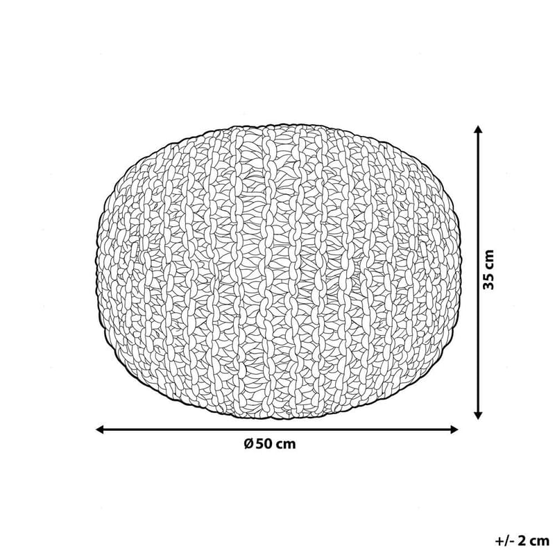 Sekk Conrad - Hvit, Rosa - Møbler - Stoler & lenestoler - Krakk - Puff