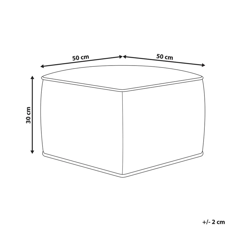 Sekk Dareyn - Brun, Beige - Møbler - Stoler & lenestoler - Krakk - Puff
