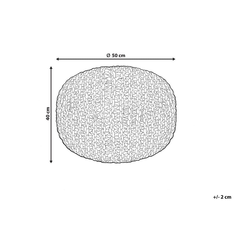 Sekk Duki - Natur, rosa, beige - Møbler - Stoler & lenestoler - Krakk - Puff