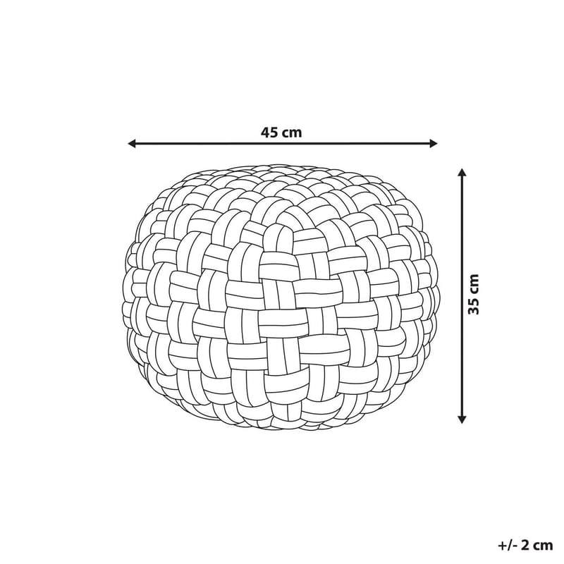 Sekk Hopa - Rød - Møbler - Stoler & lenestoler - Krakk - Puff
