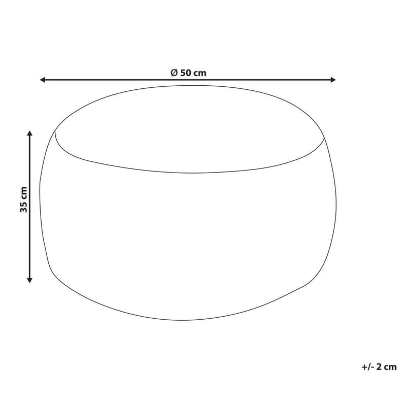 Sekk Kandhkot - Grå - Møbler - Stoler & lenestoler - Krakk - Puff
