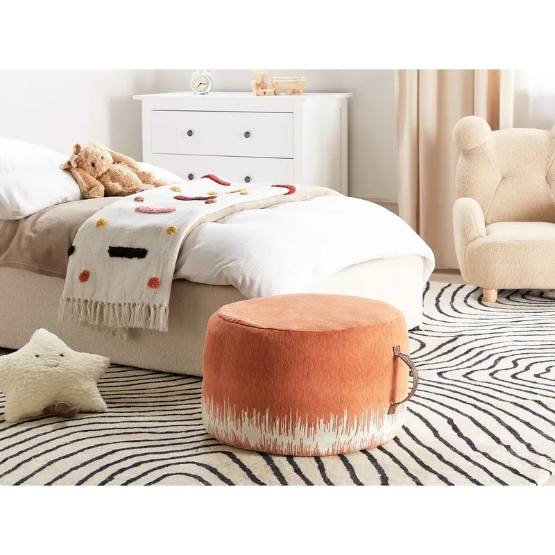 Sekk Kawai - Oransje, Hvit - Møbler - Stoler & lenestoler - Krakk - Puff