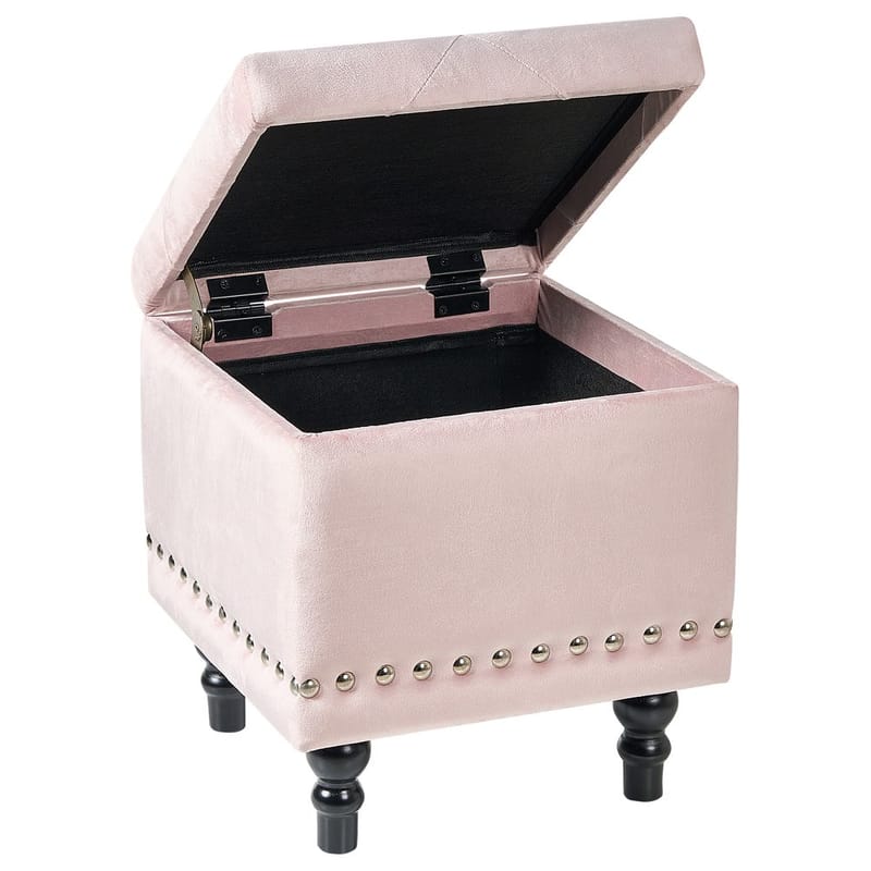 Sekk Loretto - Rosa, Svart - Møbler - Stoler & lenestoler - Krakk - Puff