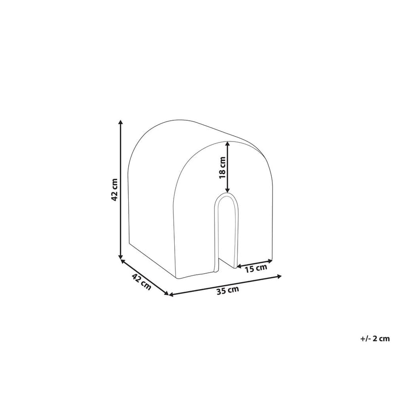 Sekk Modoc - Beige - Møbler - Stoler & lenestoler - Krakk - Puff