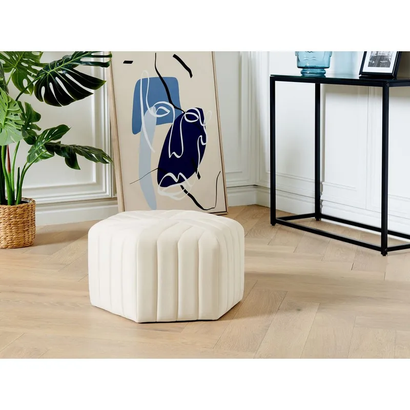 Sekk Murietta - Hvit - Møbler - Stoler & lenestoler - Krakk - Puff