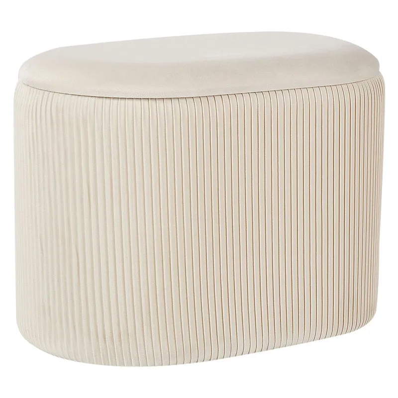 Sekk Richland - Lys beige - Møbler - Stoler & lenestoler - Krakk - Puff