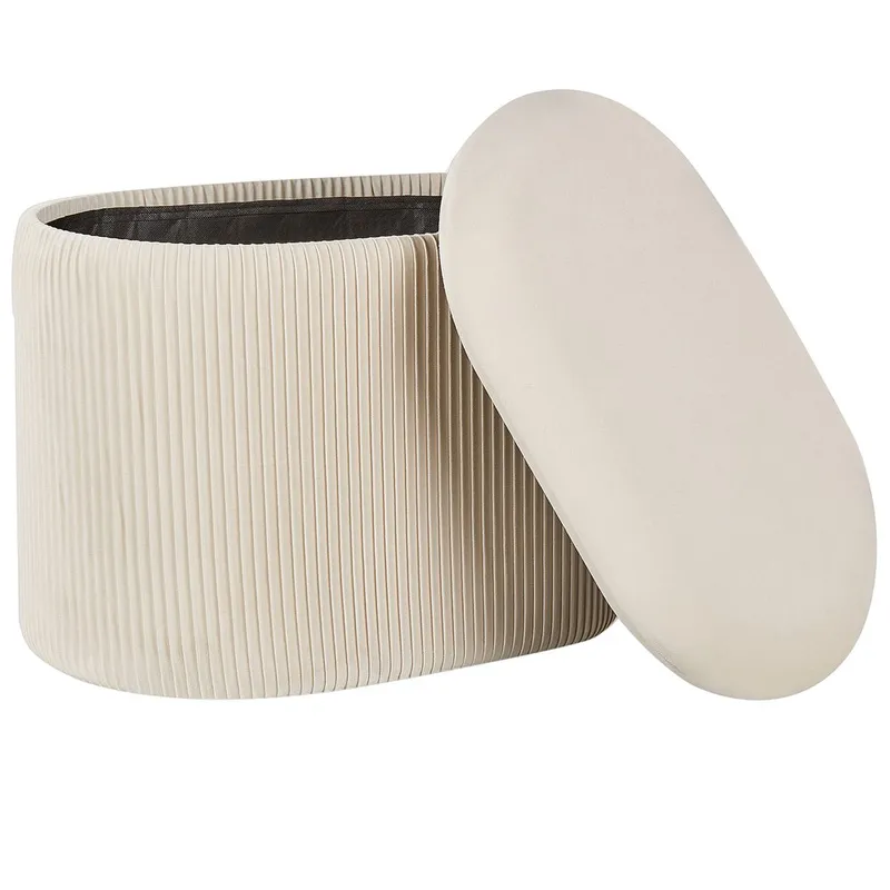 Sekk Richland - Lys beige - Møbler - Stoler & lenestoler - Krakk - Puff