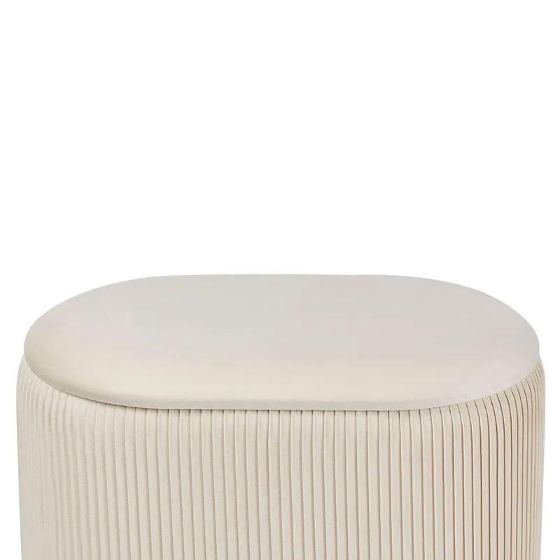 Sekk Richland - Lys beige - Møbler - Stoler & lenestoler - Krakk - Puff