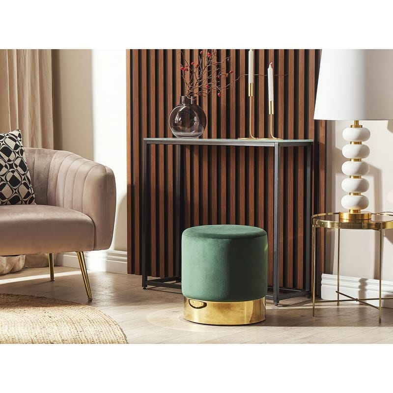 Sekk Sophia - Grønn, gull - Møbler - Stoler & lenestoler - Krakk - Puff
