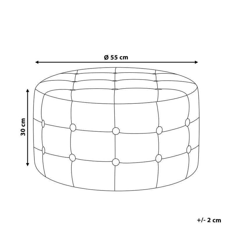 Sekk Tampa - Hvit - Møbler - Stoler & lenestoler - Krakk - Puff