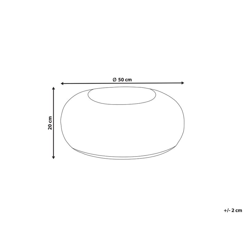 Sekk Tifelt - Beige - Møbler - Stoler & lenestoler - Krakk - Puff