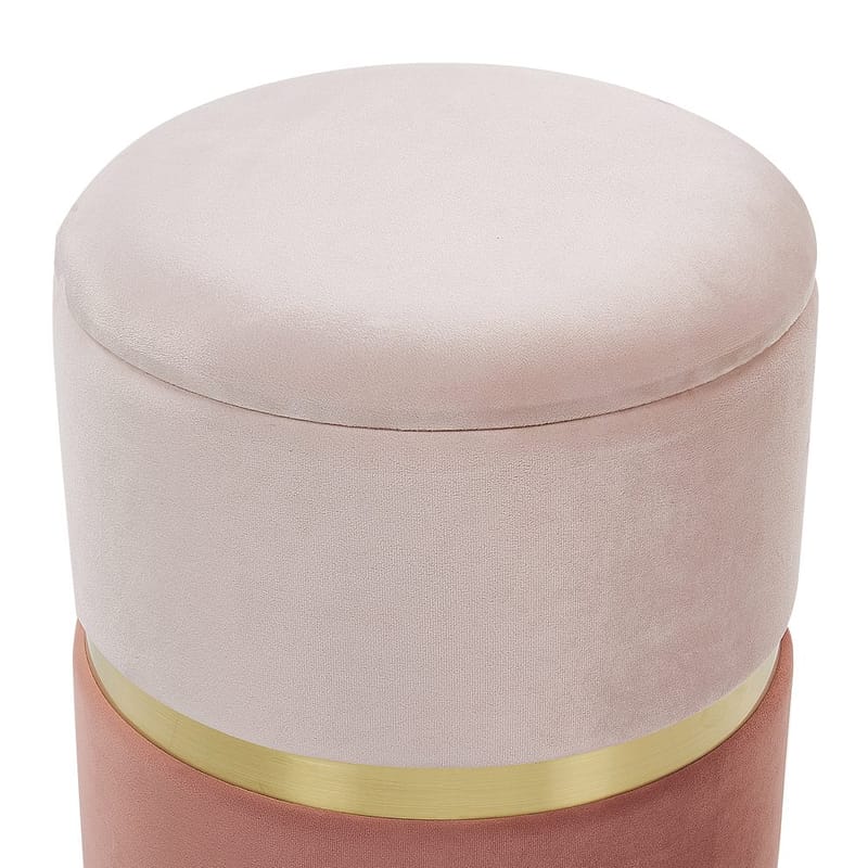 Sekk Wichita 2-pakning - Rosa, gull - Møbler - Stoler & lenestoler - Krakk - Puff