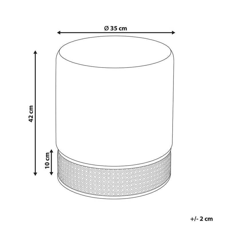 Sekk Yankton - Rosa - Møbler - Stoler & lenestoler - Krakk - Puff