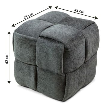Senora Sittepuff 43 cm - Grå - Møbler - Stoler & lenestoler - Krakk - Puff