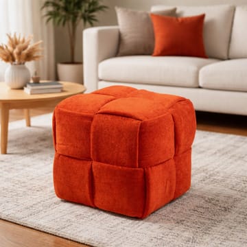 Senora Sittepuff 43 cm - Oransje - Møbler - Stoler & lenestoler - Krakk - Puff