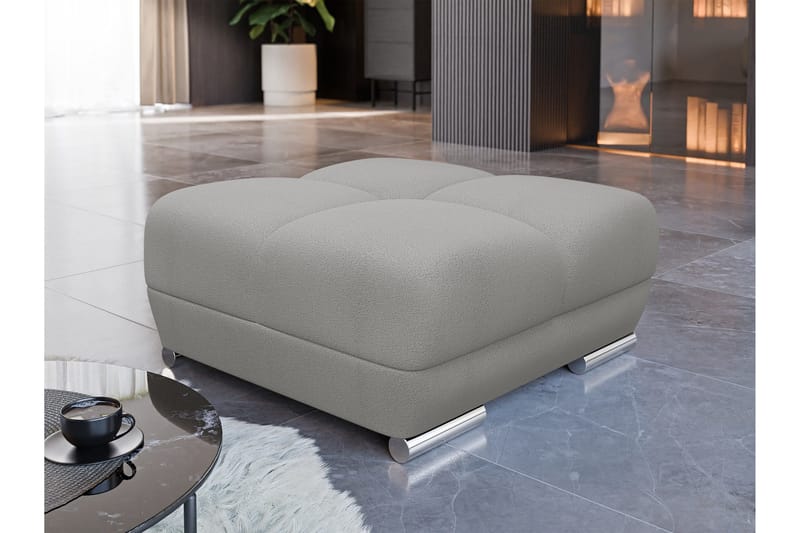 Simerly Fotskammel 90 cm - Grå - Møbler - Stoler & lenestoler - Krakk - Fotskammel