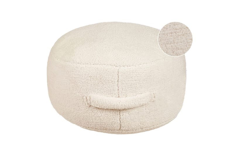Sittepuff Adlana Lysebeige - Lysebeige - Møbler - Stoler & lenestoler - Krakk - Puff