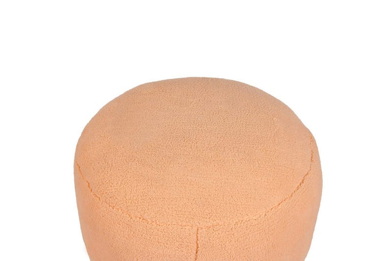 Sittepuff Adlana Oransje - Oransje - Møbler - Stoler & lenestoler - Krakk - Puff