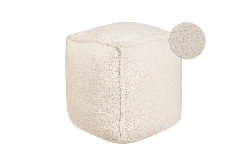Sittepuff Alipur Beige - Beige - Møbler - Stoler & lenestoler - Krakk - Puff