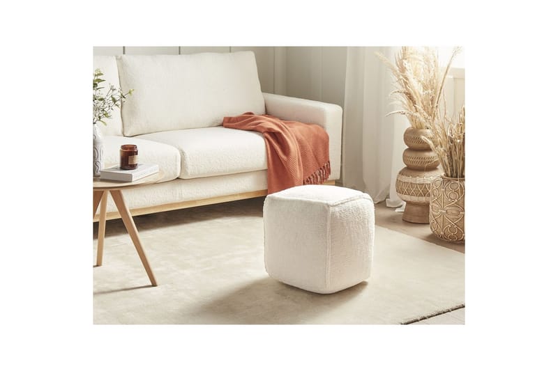 Sittepuff Alipur Beige - Beige - Møbler - Stoler & lenestoler - Krakk - Puff