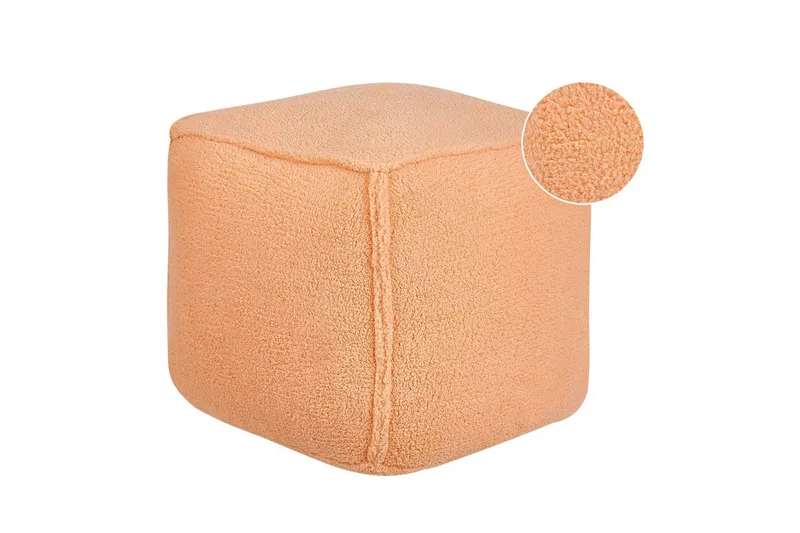 Sittepuff Alipur Oransje - Oransje - Møbler - Stoler & lenestoler - Krakk - Puff