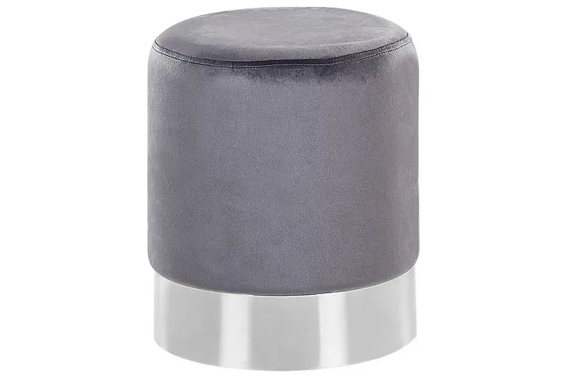 Sittepuff Brigitte Grå/Sølv, Grå/Sølv