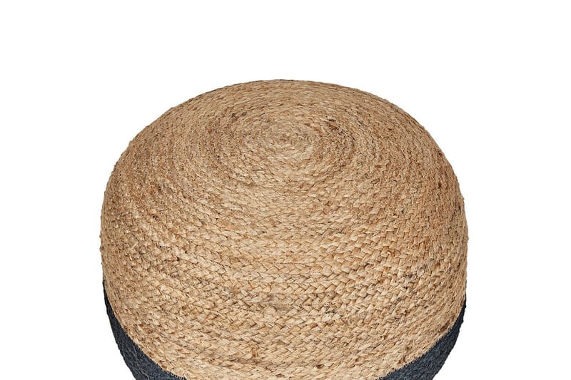 Sittepuff Duki Natur/beige/blå - Natur/beige/blå - Møbler - Stoler & lenestoler - Krakk - Puff