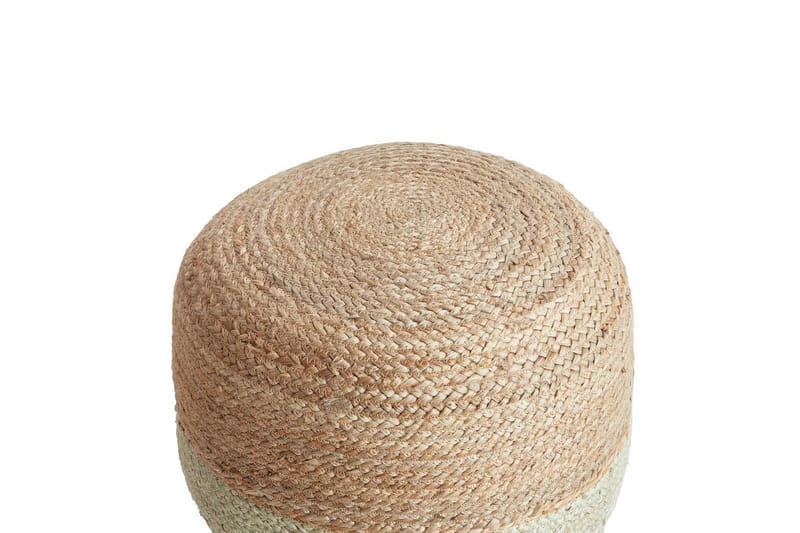Sittepuff Duki Natur/Beige/Grønn - Natur/Beige/Grønn - Møbler - Stoler & lenestoler - Krakk - Puff