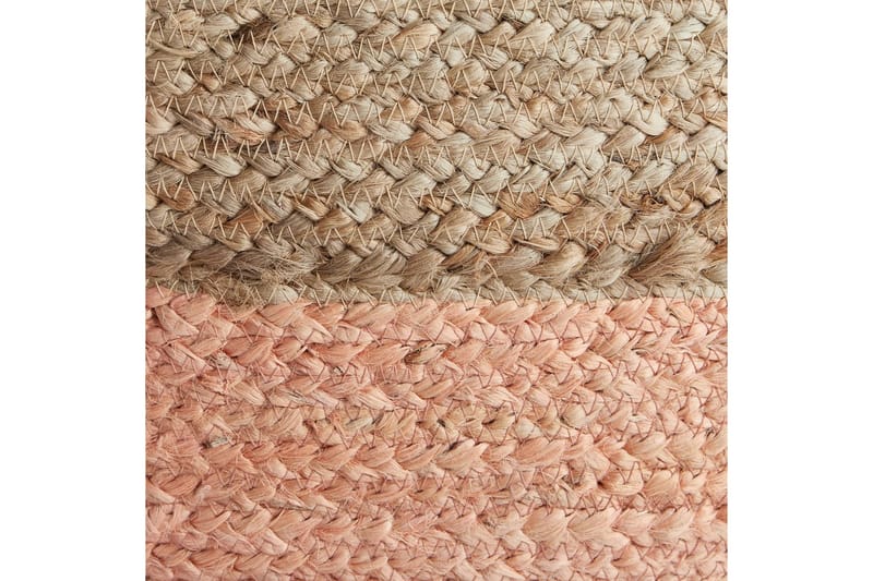 Sittepuff Duki Natur/Beige/Rosa - Natur/Beige/Rosa - Møbler - Stoler & lenestoler - Krakk - Puff