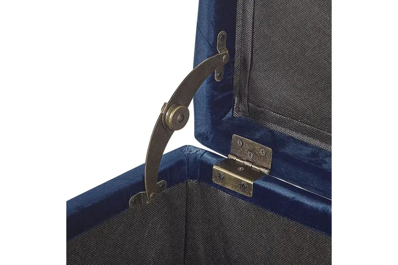 Sittepuff Loretto Blå - Blå - Møbler - Stoler & lenestoler - Krakk - Puff - Sittepuff med oppbevaring