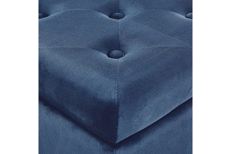 Sittepuff Loretto Blå - Blå - Møbler - Stoler & lenestoler - Krakk - Puff - Sittepuff med oppbevaring