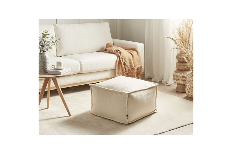 Sittepuff Sherali Beige - Beige - Møbler - Stoler & lenestoler - Krakk - Puff