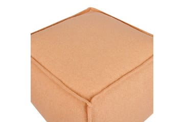 Sittepuff Sherali Oransje - Oransje - Møbler - Stoler & lenestoler - Krakk - Puff
