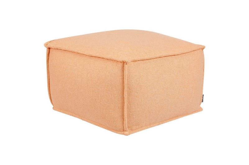 Sittepuff Sherali Oransje - Oransje - Møbler - Stoler & lenestoler - Krakk - Puff