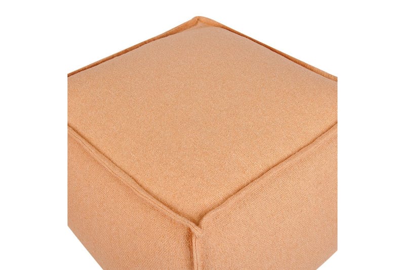 Sittepuff Sherali Oransje - Oransje - Møbler - Stoler & lenestoler - Krakk - Puff