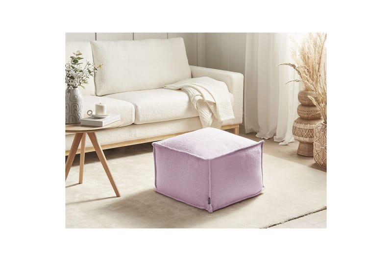 Sittepuff Sherali Rosa - Rosa - Møbler - Stoler & lenestoler - Krakk - Puff